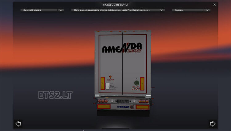Alpensped Spedition, Amenda Transport, Angermayr Spedition trailers