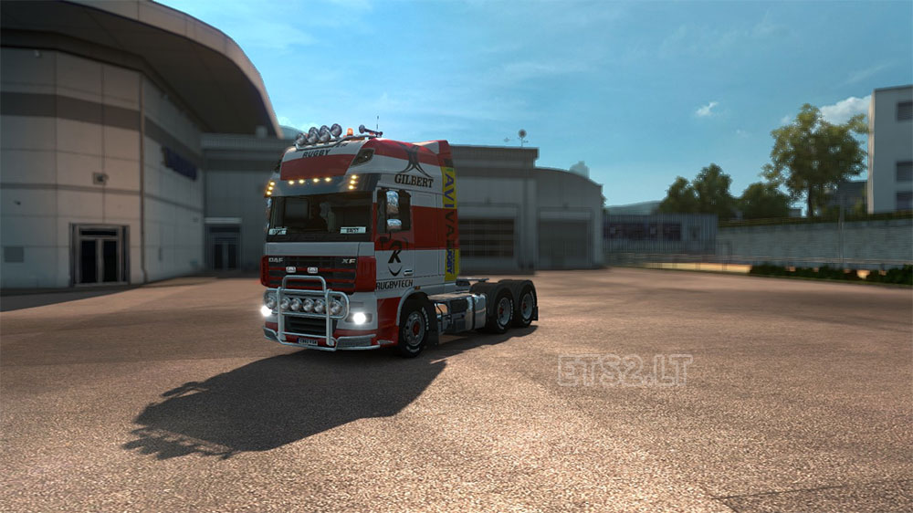 Cherry & whites truck skin | ETS2 mods