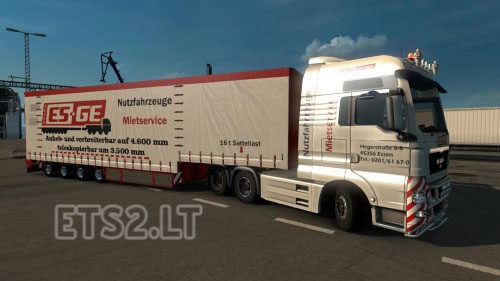 MAN TGX + Heavy Duty Combo Trailer ESGE Skin