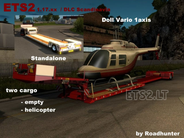 DOLL VARIO 1axis in AO Texture Version1 ETS2 1.17.xx DLC Scandinavia