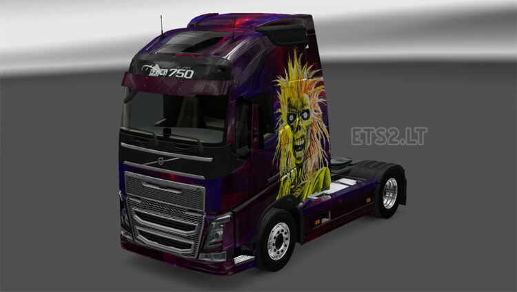 Volvo FH16 2012 BG4 Skin Iron Maiden