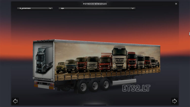 Mercedes trailer