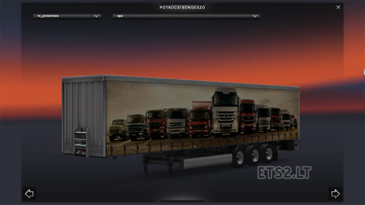 Mercedes trailer