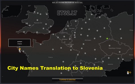 City Name Translation to Slovenian
