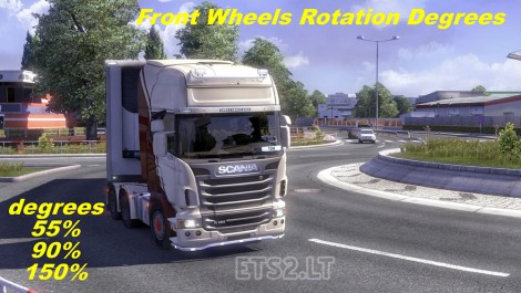 Front Wheels Rotation Degrees