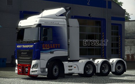 Heavy Haulage Chassis addon for DAF XF Euro 6-2