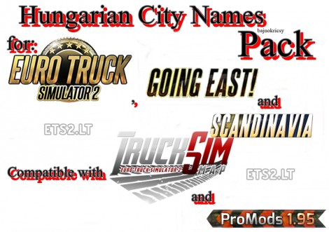 Hungarian City Names Pack