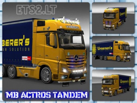 Mercedes Actros 2014 Tandem & Tuning-1