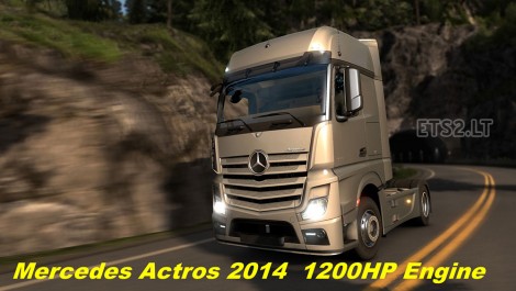 Mercedes Actros MP4 2014 1200 hp Engine