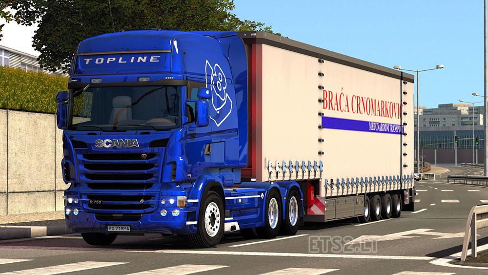 Scania R & Streamline (RJL) Skin Pack | ETS2 mods