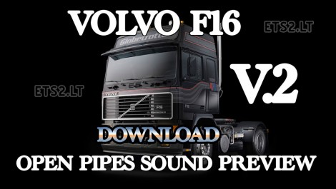 Volvo F16 Open Pipe Sound