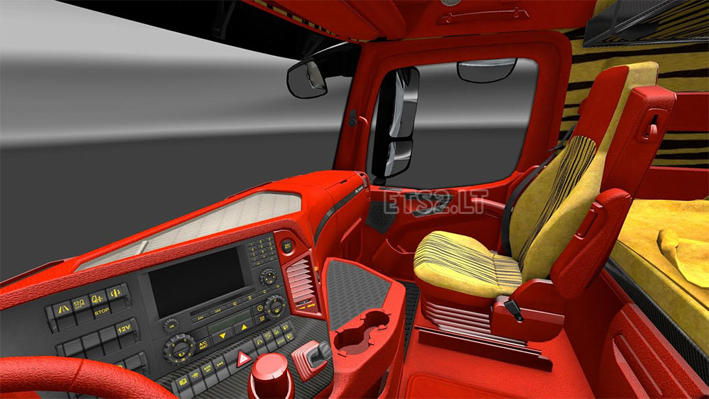 Mercedes Benz Red Leather Interior Ets 2 Mods