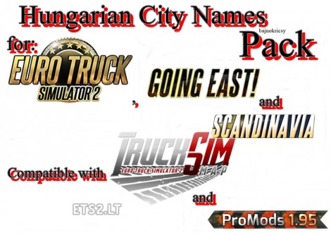 Hungarian City Names Pack