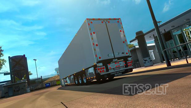 Lamberet Trailer with Led (1) | ETS2 mods