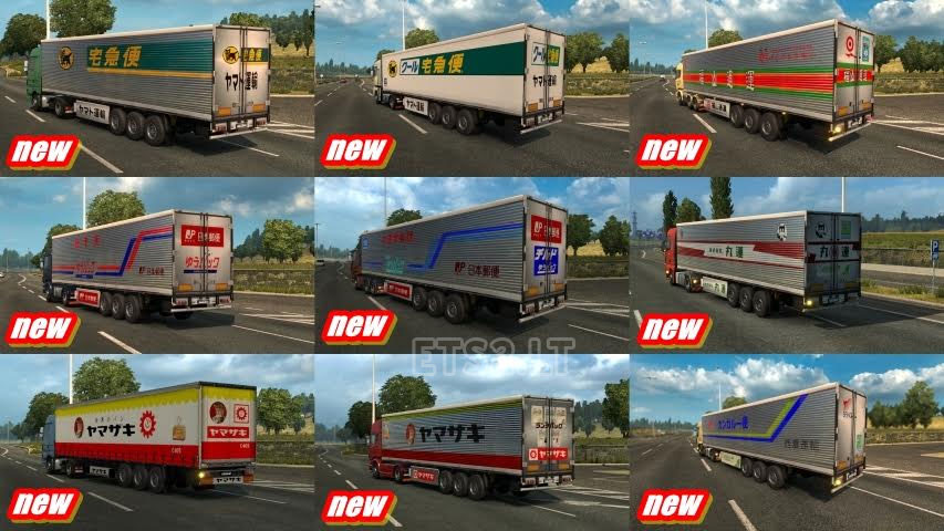 Japan Trailers Traffic Pack V2 0 Ets2 Mods