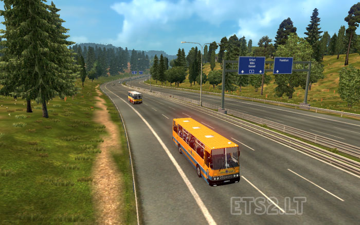 Traffic buses Ikarus 255 and 260 | ETS2 mods