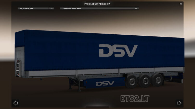 DSV Schmitz Trailer