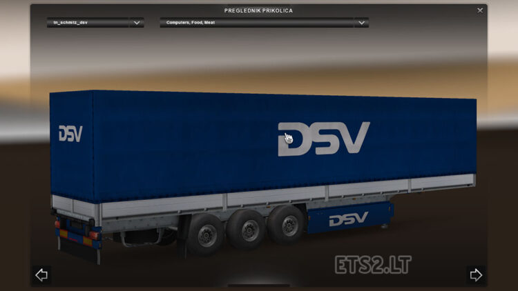 DSV Schmitz Trailer