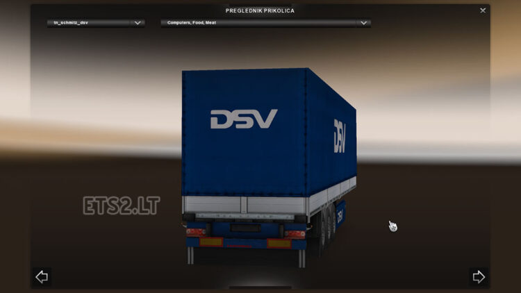 DSV Schmitz Trailer