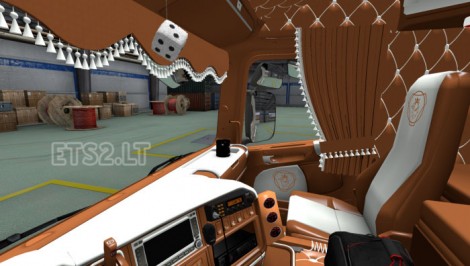 Scania RJL & SCS R-series G.Scaniakias Interior | ETS2 mods