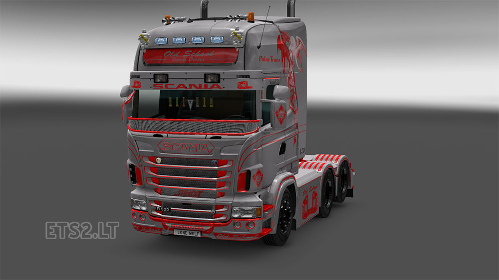 Old school gray skin | ETS2 mods