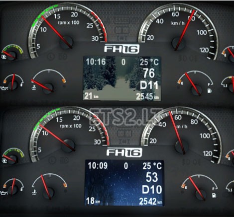 Animated-Volvo-FH-Classic-Dashboard