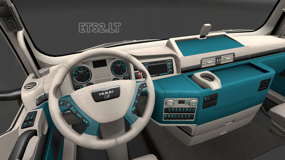ETS2: MAN TGX precious Interior v 2.0 Interieurs Mod für Eurotruck