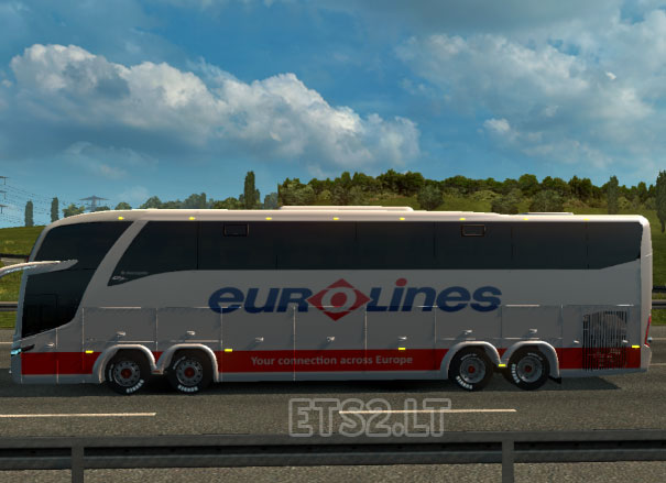 euro truck simulator eurolines bus 2012