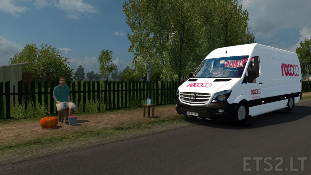 Mercedes Sprinter Long 2014 By Klolo901 ETS2 mods