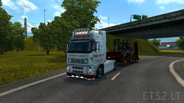 Volvo FH 2009 Derek Heeps Skin | ETS2 mods