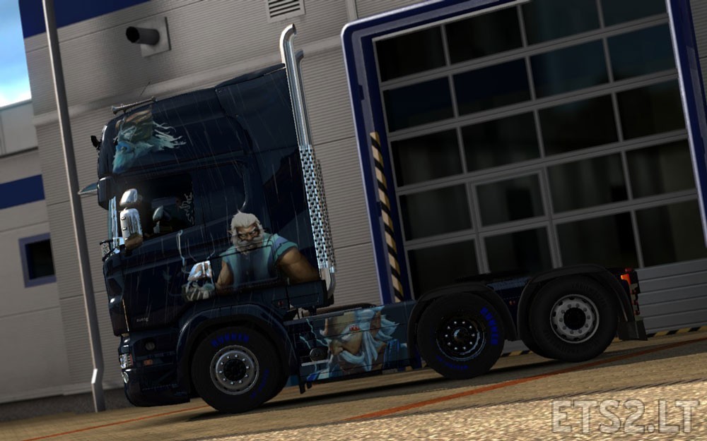 Scania Rjl Mighty Zeus Dota 2 Skin Ets 2 Mods