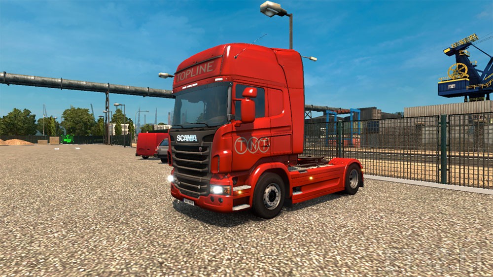 Scania R, Streamline Tnt Skins And Trailer 