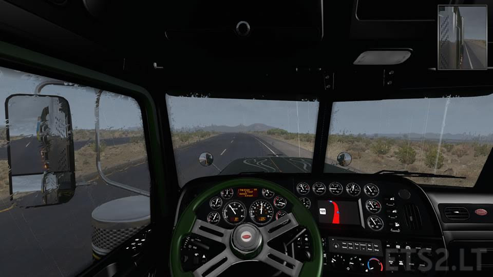 peterbilt-interior-black-3 | ETS2 mods