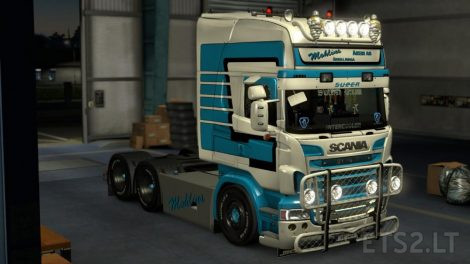 Scania RJL Mohlins Åkeri Skin | ETS2 mods