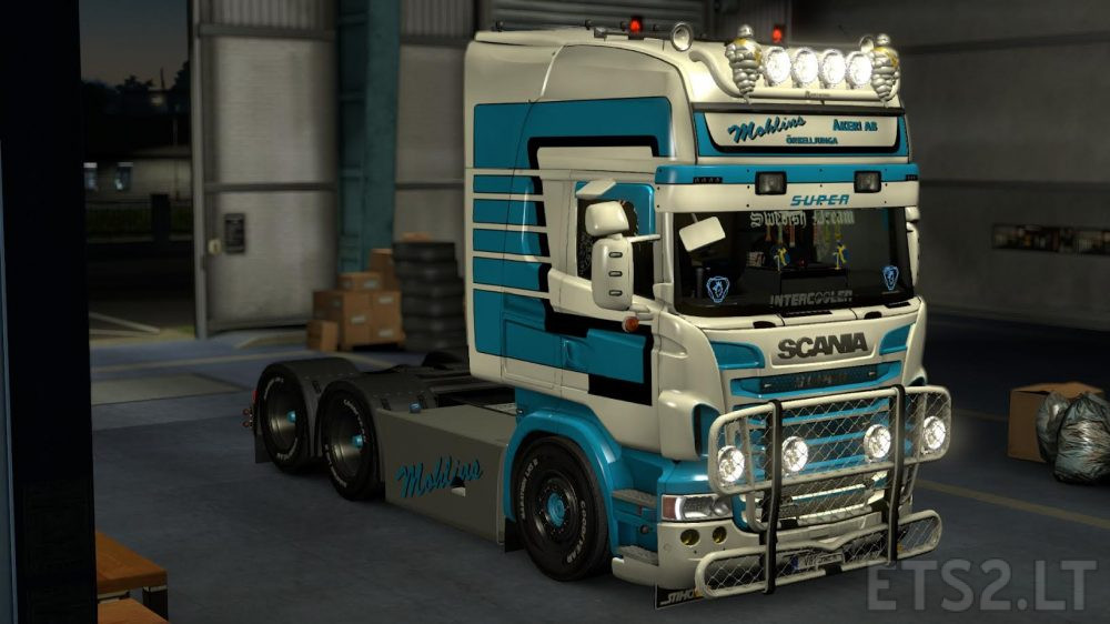 Scania RJL Mohlins Åkeri Skin | ETS 2 mods