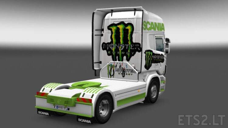 Monster Energy Skin for Scania RJL