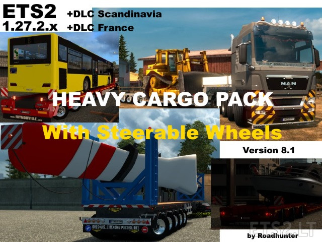 Heavy Cargo Pack v 8.1 | ETS2 mods