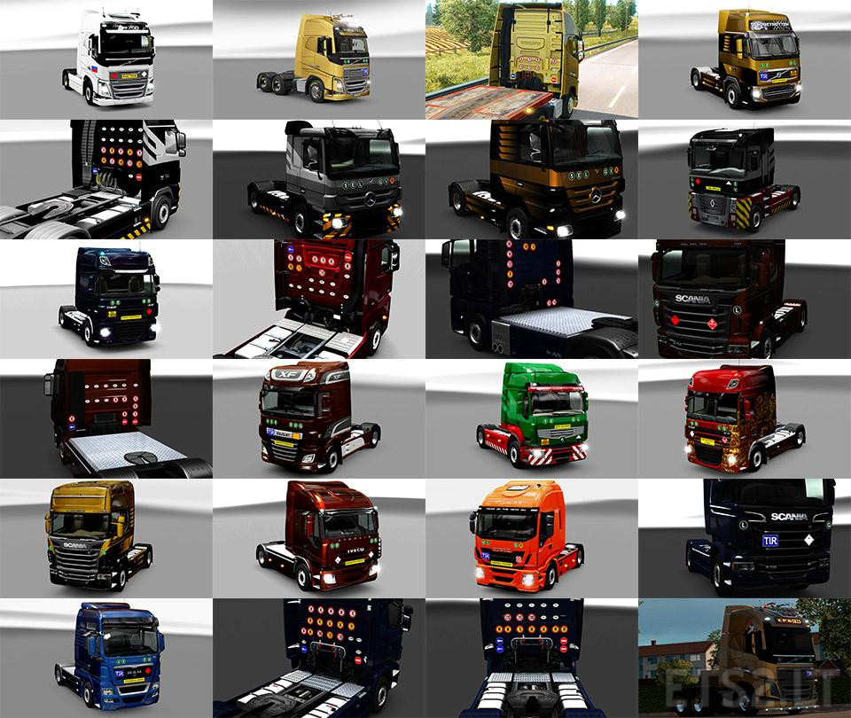 Signs on Your Truck 1 ETS2 Mods