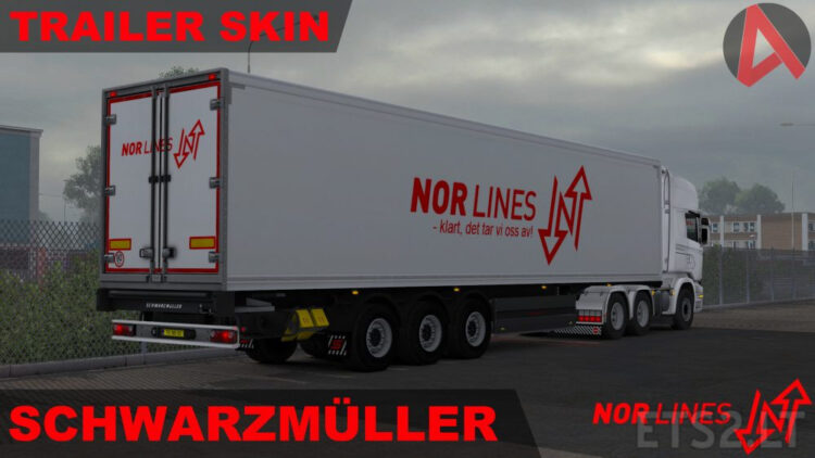 NorLines Skin for Schwarzmuller Refrigerator Trailer