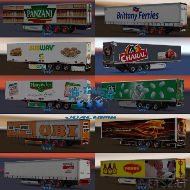 JBK- Trailer Pack mixed, 08/2017 – 20 Trailer