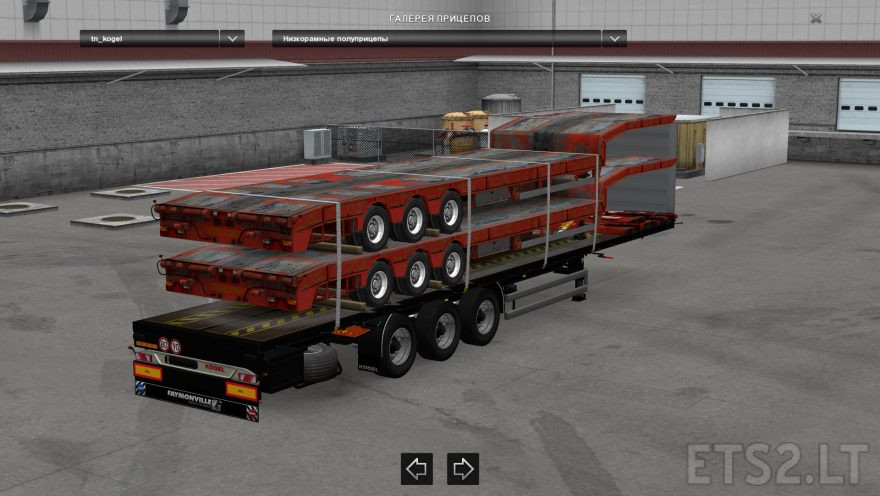 Kögel Flatbed Trailer Pack | ETS2 mods