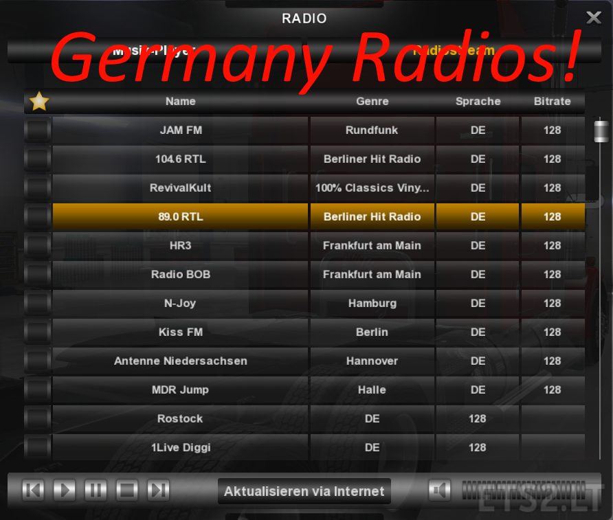 Germany Radio´s ETS2 mods