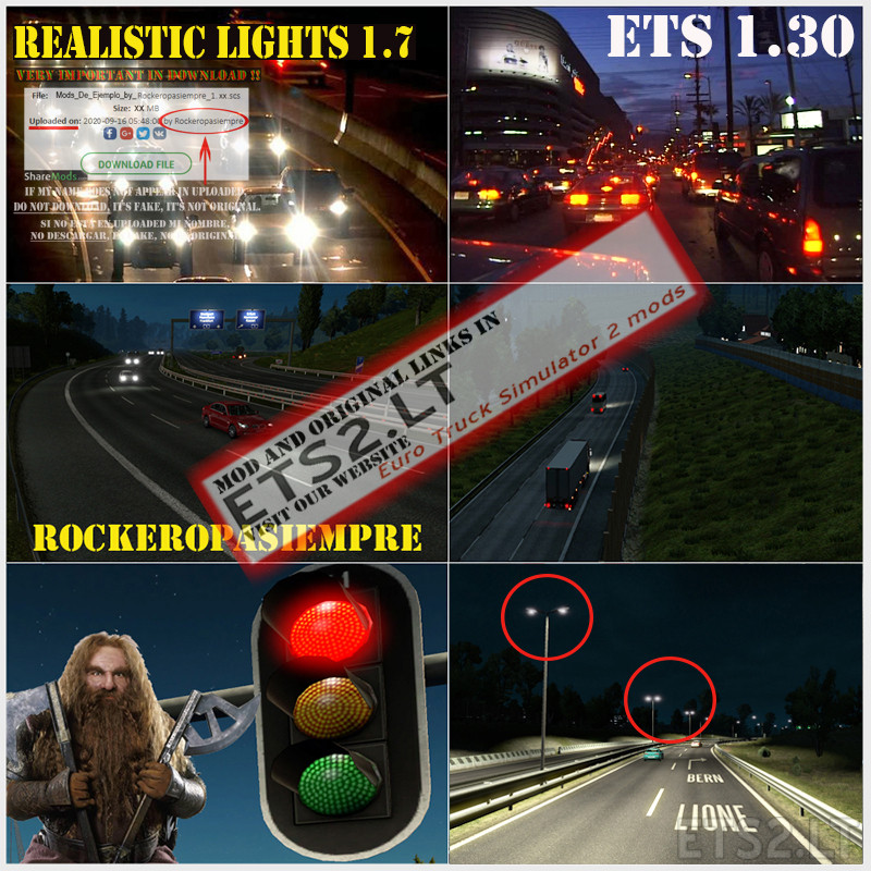 Ai Realistic Lights V 17 For Ets2 130xx Ets2 Mods