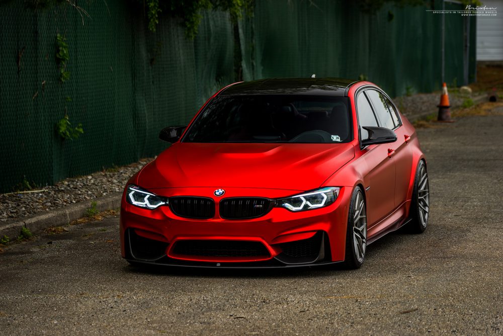 Matte-Red-BMW-M3-With-Brixton-Forged-Wheels-1 2 mods