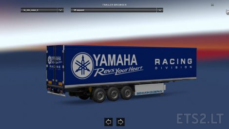 Yamaha Racing Trailer Pack | ETS2 mods