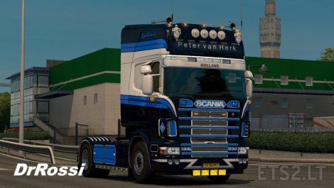 Peter Van Herk Skin For Scania Rjl Series Topline Ets Mods