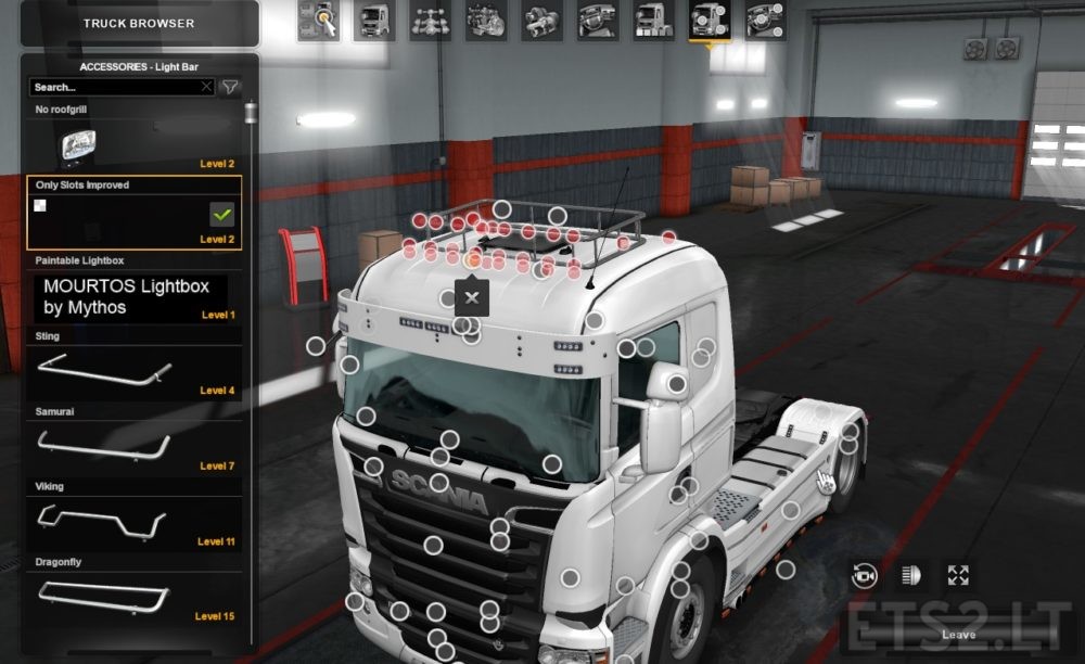 Accessories Pack For Rjl S Scania 1 32 Ets 2 Mods