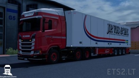 Scania S J.P. Vis & Zn update | ETS2 mods