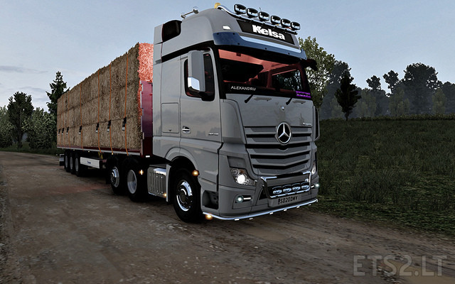 Actros MP4 Edit + Rigid Chassis v 1.2 (1.34) ETS2 mods