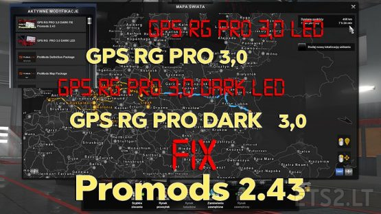 GPS RG PRO 3,0 FIX Promods 2.43